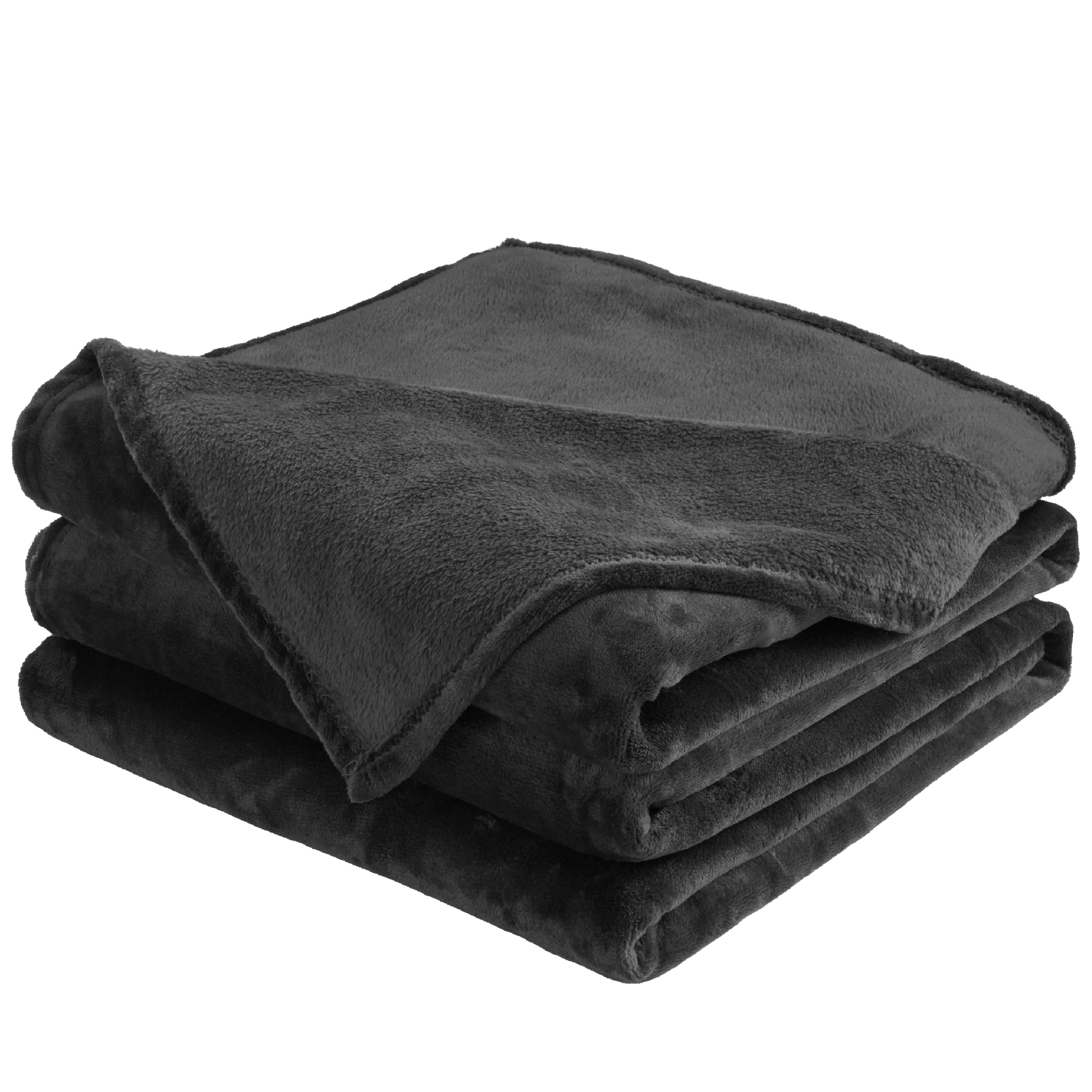 Bare Home Luxurious Ultra Soft Premium Microplush Fleece Blanket Fullqueen Dark Blue
