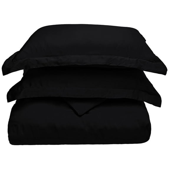 Ultra Soft Modal From Beech Wood Duvet Cover Set, King/Cal King, Black