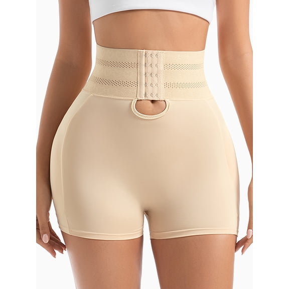 Ultra-Soft Padded Enhanced Sculpting Panties, Compression Panties to Butt Lift & Shape Buttocks, Medium Support, Solid Fake Butt Padded Shaping Panties, And Non-Slip Gel for A Flattering Silhouette