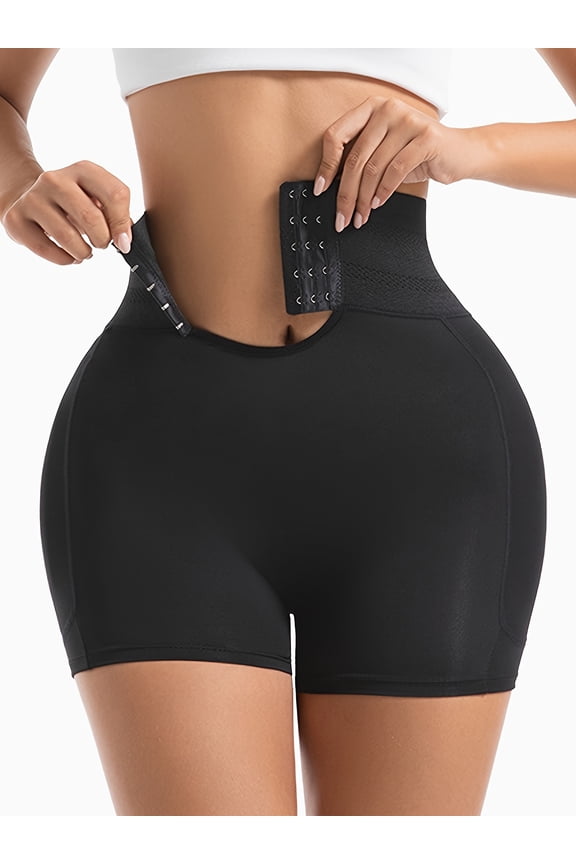 Ultra-Soft Padded Enhanced Sculpting Panties, Compression Panties to Butt Lift & Shape Buttocks, Medium Support, Solid Fake Butt Padded Shaping Panties, And Non-Slip Gel for A Flattering Silhouette