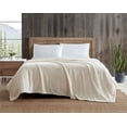 thumbnail image 1 of Eddie Bauer King Blanket Ultra Plush Bedding Ivory King New, 1 of 6