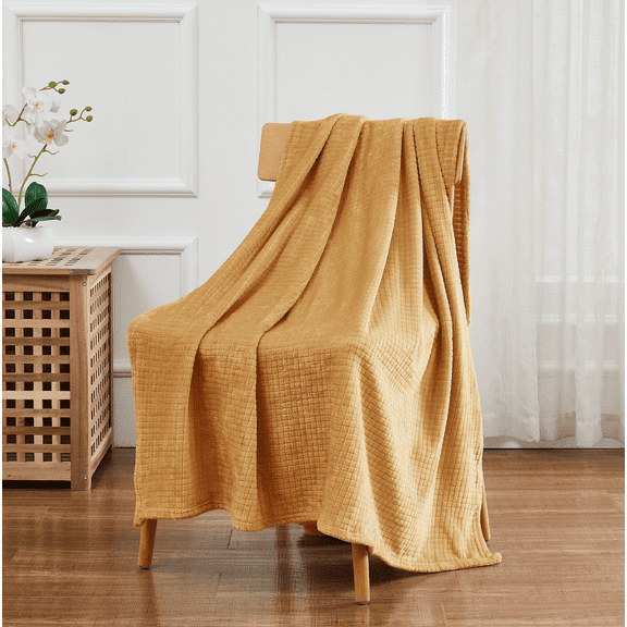 Ultra Soft & Plush Fleece Throw Blanket Covers - Assorted Colors