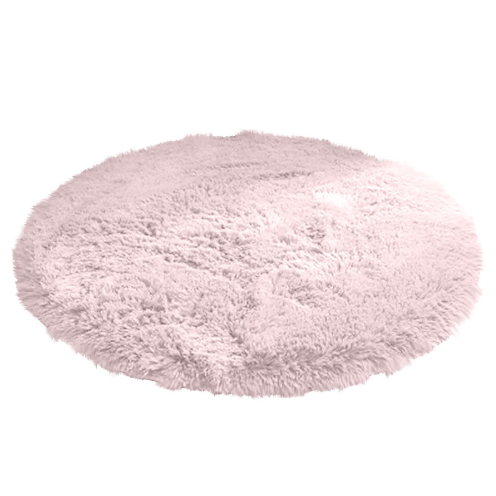 Ultra Soft Round Faux Fur Area Rug Circular Shaggy Rug Round Fluffy ...