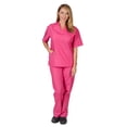 thumbnail image 1 of Ultra Soft Stretch Junior Mock Wrap Medical Scrub set 8118 9120, 1 of 3