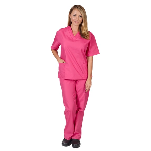 Ultra Soft Stretch Junior Mock Wrap Medical Scrub set 8118 9120