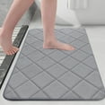 thumbnail image 1 of Ultra Soft Super Absorbent Non-Slip Bathroom Rug - Machine-Washable Shower Kitchen Living Room Floor Mat for Family Kids Elderly Pets, Quick-Dry Waterproof Bath Tub Bedroom Carpet, 1 of 7