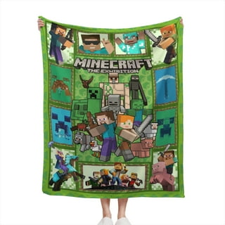 Minecraft blanket full size sale