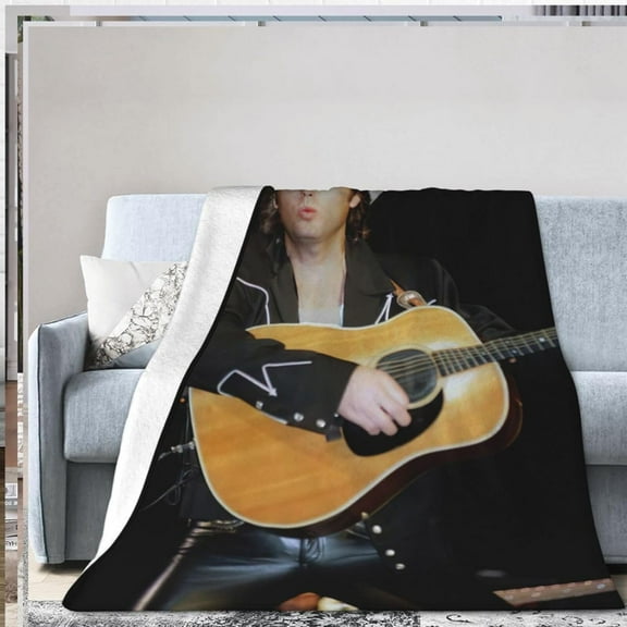 Ultra Soft Throw Blanket Flannel Dwight Music Yoakam Theme Light Weight Warm Blanket for Living Room/Bedroom 40"X30"