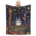thumbnail image 1 of Ultra Soft Throw Plush, My Neighbor Totoro Bedding Fleece Blanket for Sofa Bed Travel 50"x40", 1 of 7