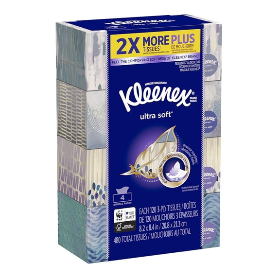 Ultra Soft Tissues, Medium, 120 Count