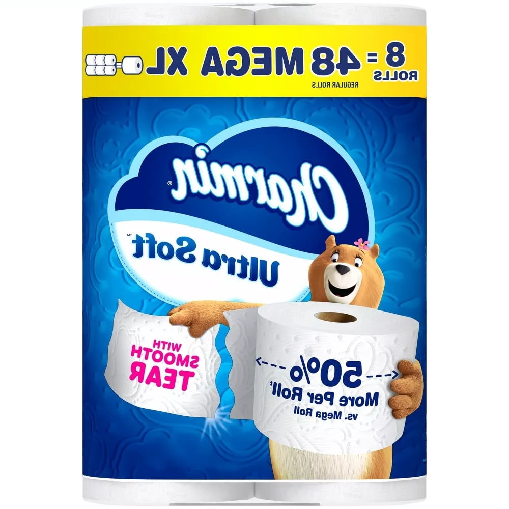 Ultra Soft Toilet Paper - 8 Mega XL Rolls