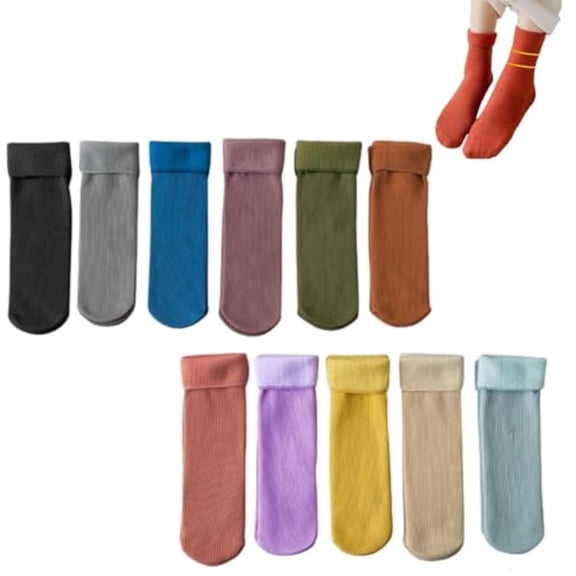 Ultra Soft Velvet Slim Thermal Socks, Socks for Women , Manliras Socks for Women , Manliras Thermal Socks Women , Ultra Soft Velvet Slim Thermal Socks(10pairs)