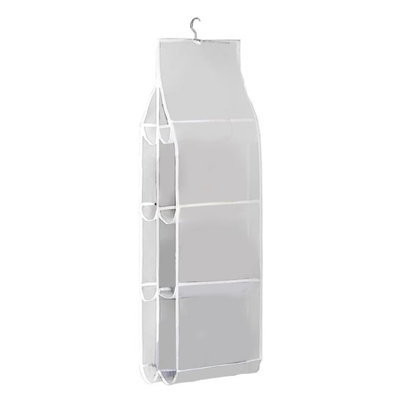 Ultra-Soft Versatile Storage Bag with Adjustable Straps and Buckles for Bedroom and Living Room Smart Storage Solution for Modern Living Spaces for Seasonal Holiday Home Decoration White