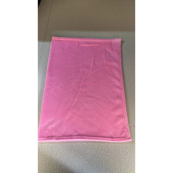 Ultra-Soft and Warm Solid Color Fleece Blanket Throw with Plush Texture, Versatile Enough for Use as a Sofa Rug, Bed Cover, or Travel Companion for Cozy Comfort Anywhere, L, Pink