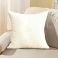 thumbnail image 1 of Ultra Soft Weave Pillowcases Standard Size Breathable Skin-Friendly Pillow Shams Decorative Weave Pillow Case Covers, 1 of 8