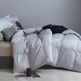 Ultra Soft White Goose Down Comforter Filled with Feather and Down