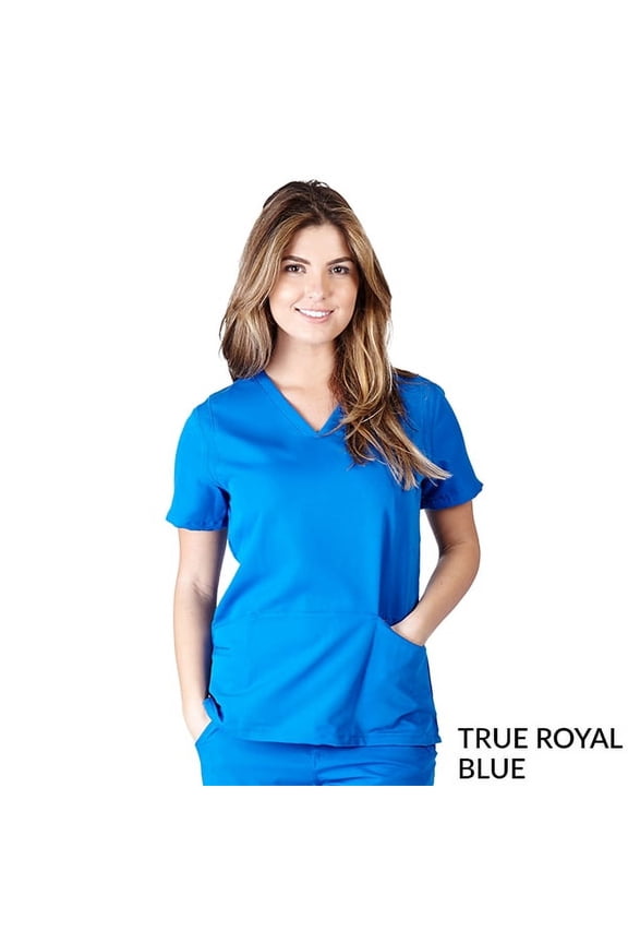 Ultra Soft Women's Five-Pocket V-Neck Scrub Top, Style 8118