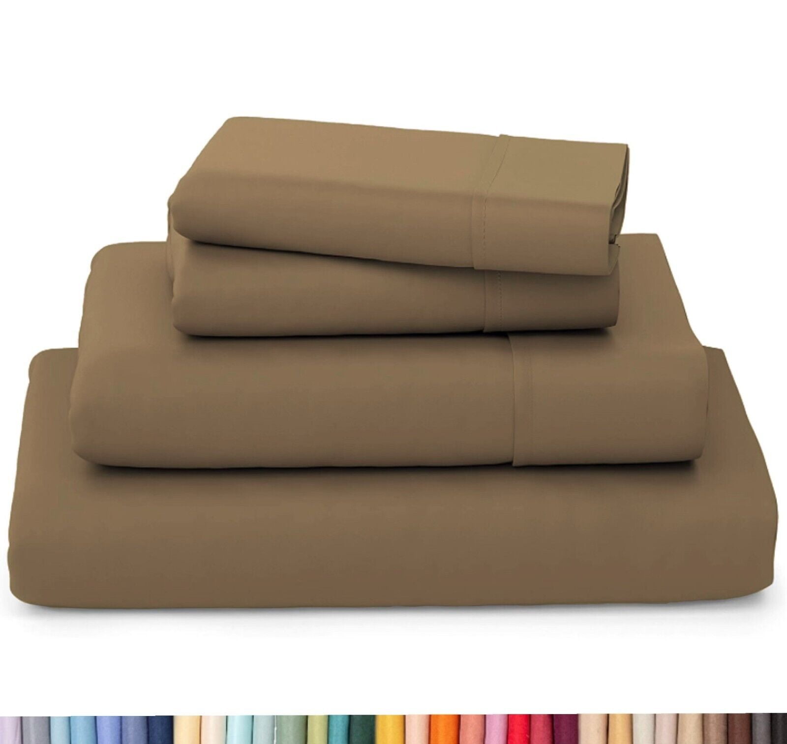 Ultra Soft Wrinkle Resistant Bamboo Sheet Set 4 Piece Set 2200 Series