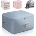 thumbnail image 1 of Ultra Space Saving Self Compression Organizer Storage Bag — Large Dustproof & Moisture-Proof Compression Tote for Comforters, Blankets, Clothes & Bedding, 1 of 7