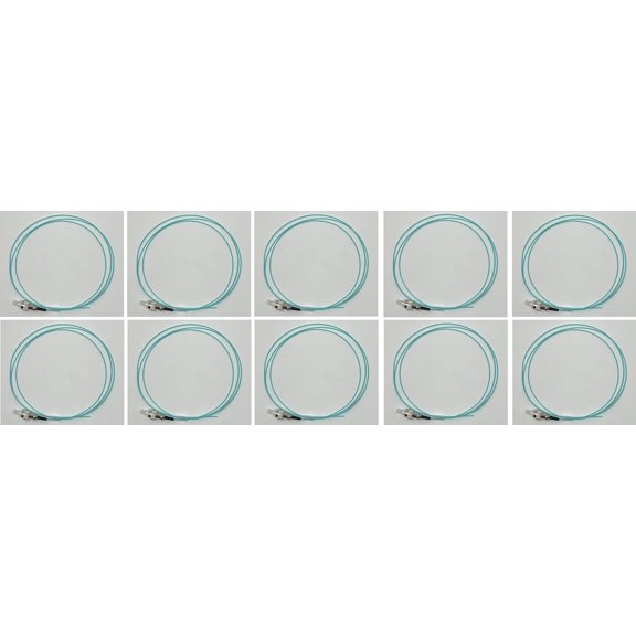 Ultra Spec Cables 10 Pack FC 10 GB Multimode 50/125 Simplex Pigtail Fiber Optic 1M - 0.9 mil 10 GIGABIT for Splice