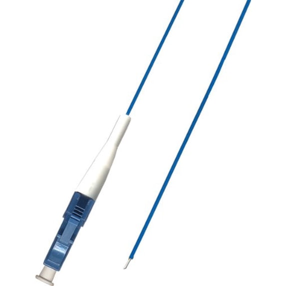 Ultra Spec Cables 10 Pack LC/APC Singlemode 9/125 Simplex Pigtail Fiber Optic 1M - 0.9 mil for Splice