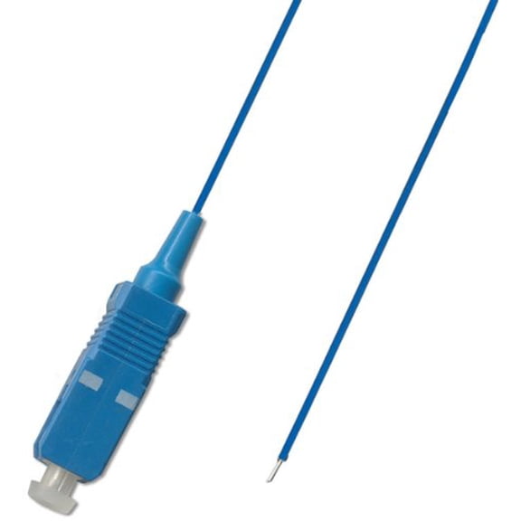 Ultra Spec Cables 10 Pack SC Singlemode 9/125 Simplex Pigtail Fiber Optic 1M - 0.9 mil for Splice