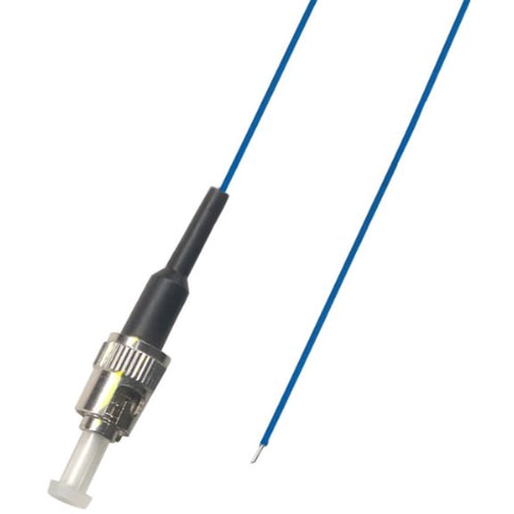 Ultra Spec Cables 10 Pack ST Singlemode 9/125 Simplex Pigtail Fiber Optic 1M - 0.9 mil for Splice