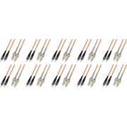 Ultra Spec Cables 100M Multimode Duplex Fiber Optic Cable 50/125 - FC to SC 10 Pack