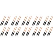 Ultra Spec Cables 100M Multimode Duplex Fiber Optic Cable 62.5/125 - FC to FC 10 Pack