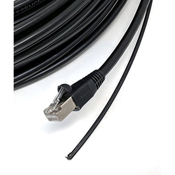 Ultra Spec Cables 100ft Aerial Cat6 Outdoor Waterproof Ethernet Cable Direct Burial (Pure Copper & Shielded) (Connectors Installed)