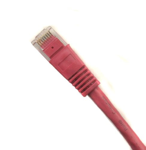 Ultra Spec Cables 100ft Cat6 Ethernet Network Cable Red