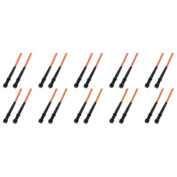 Ultra Spec Cables 15M Multimode Duplex Fiber Optic Cable (50/125) - MTRJ to MTRJ (10 Pack)