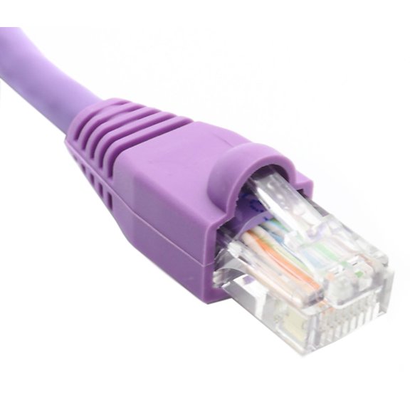 Ultra Spec Cables 1ft Cat6 Ethernet Network Cable Purple