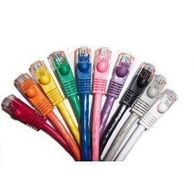 Ultra Spec Cables 2 Ft (2ft) Cat6 Ethernet Network Patch Cable White (25 Pack)