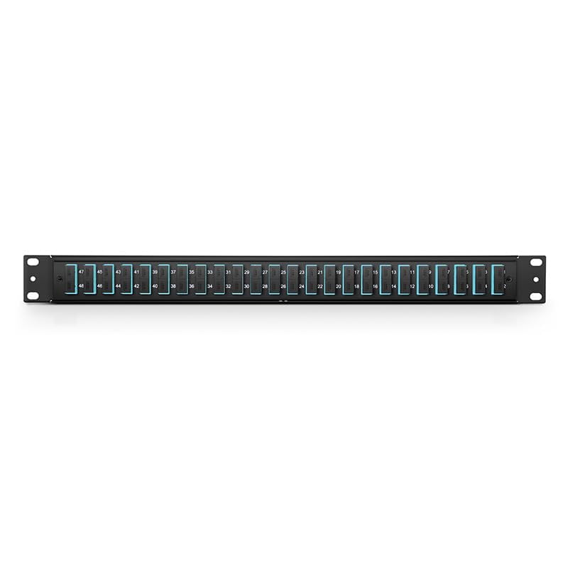 Ultra Spec Cables - 24 Port SC Duplex Fiber Patch Panel (Loaded 1u) 19 ...