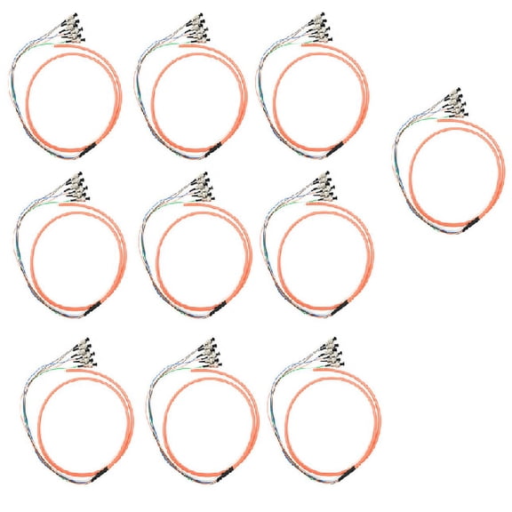 Ultra Spec Cables 6 Strand Multimode OM1 62.5/125 FC-UPC Fiber Pigtail, 1 Meter