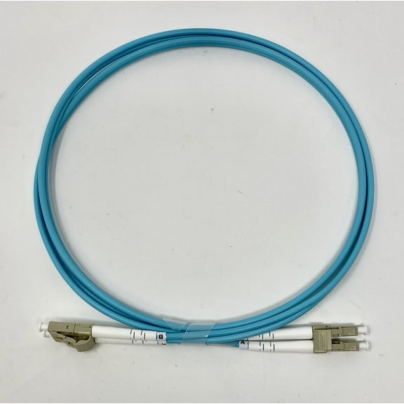 Ultra Spec Cables - Armored OM4 Multimode Duplex PVC (OFNR) LC-UPC to LC-UPC 3.0mm Fiber Optic Cable - 15 Meter