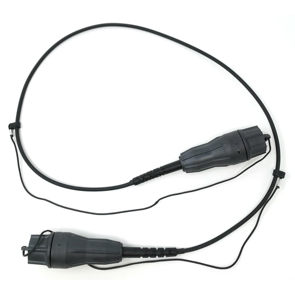 Ultra Spec Cables FTTA Waterproof Encapsulated 2 Core LC-UPC Singlemode TPU Outdoor Fiber Optic Cable - 1 Meter