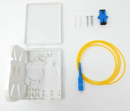 Ultra Spec Cables FTTH 1 Port SC-UPC Fiber Termination Box Kit ...