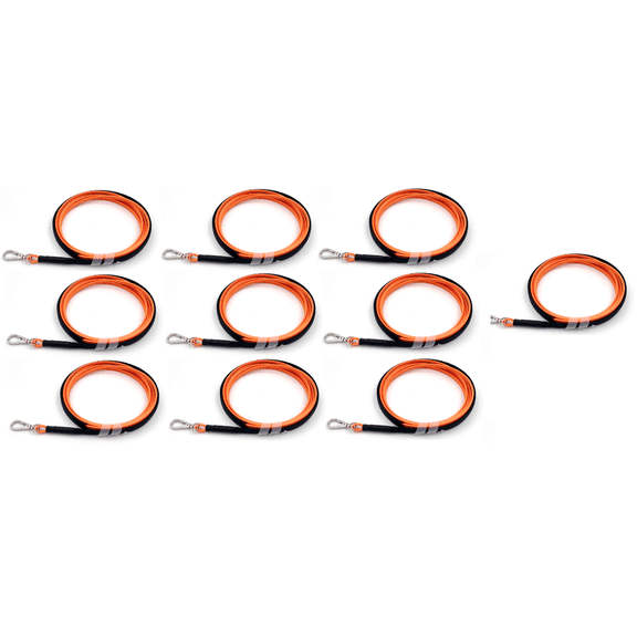 Ultra Spec Cables - Fiber Optic Cable Pulling Eye Snake Cord for Simplex and Duplex Cables - 10 Pack