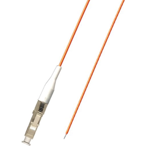 Ultra Spec Cables LC Multimode 50/125 Simplex Pigtail Fiber Optic 1M - 0.9 mil for Splice