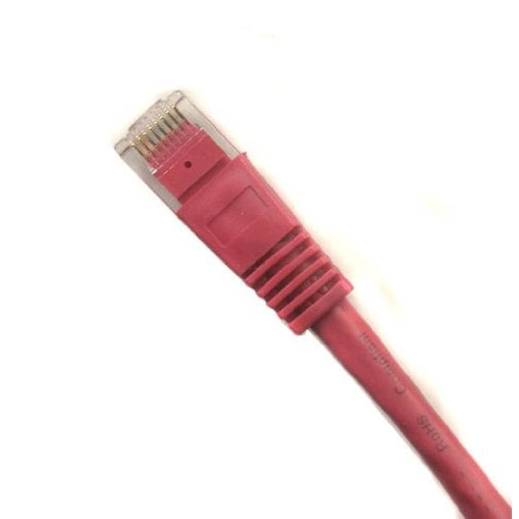 Ultra Spec Cables Pack of 50 - Red 1FT Cat6 Ethernet Network Cable LAN Internet Patch Cord RJ45 Gigabit