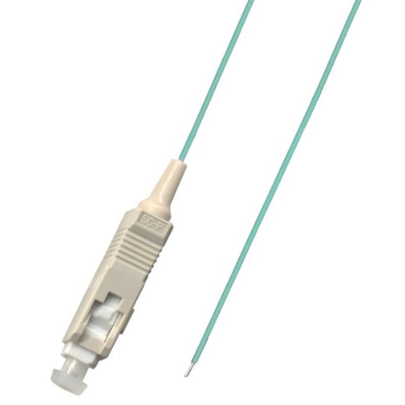 Ultra Spec Cables SC 10 GB Multimode 50/125 Simplex Pigtail Fiber Optic 1M - 0.9 mil 10 GIGABIT for Splice