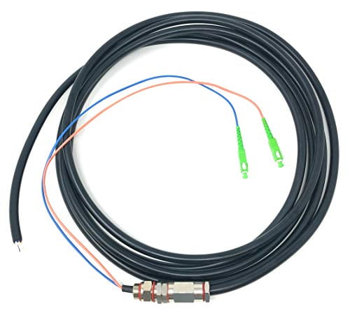 Ultra Spec Cables - SC/APC (2 Strand) Singlemode (9/125) Fiber Optic ...