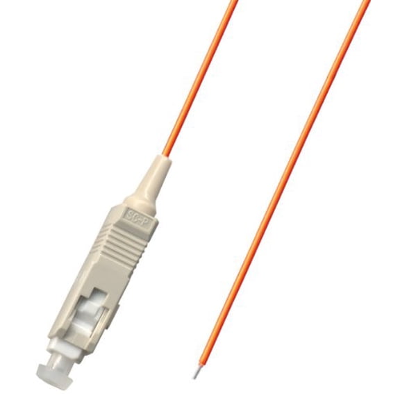 Ultra Spec Cables SC Multimode 62.5/125 Simplex Pigtail Fiber Optic 1M - 0.9 mil for Splice