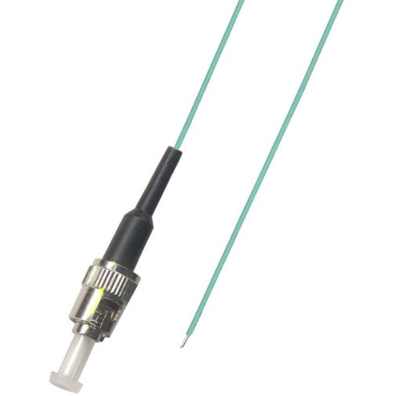 Ultra Spec Cables ST 10 GB Multimode 50/125 Simplex Pigtail Fiber Optic 1M - 0.9 mil 10 GIGABIT for Splice