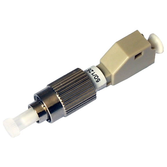 Ultra Spec - FC-Male to LC-Female Hybrid Fiber Adapter - Multimode (50/125) - Simplex - Metal