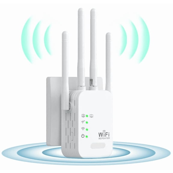 Ultra-Stable Router Internet Booster,WiFi Signal Extender/Booster, WiFi Extender Signal Booster for Home, WiFi Repeater Wireless Signal Booster with Ethernet Port, Long Range