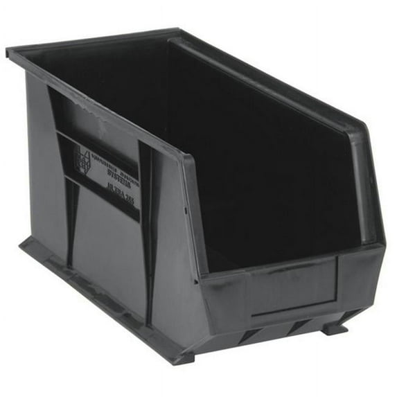 Ultra Stack & Hang Bin, Black - 18 x 8.25 x 9 in.