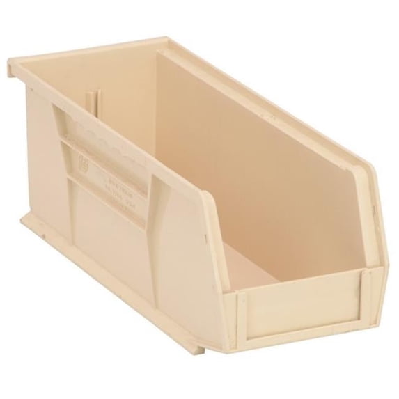 Ultra Stack & Hang Bin, Ivory - 10.87 x 4.12 x 4 in.